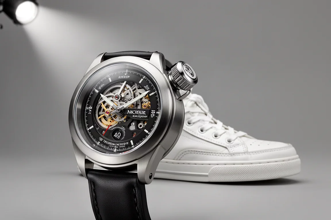Selection of luxury wristwatches arranged on a dark slate surface
