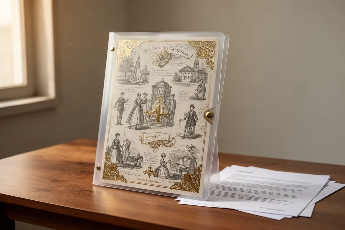 Movic Studio Ghibli Retro Frame Clear Folders product image