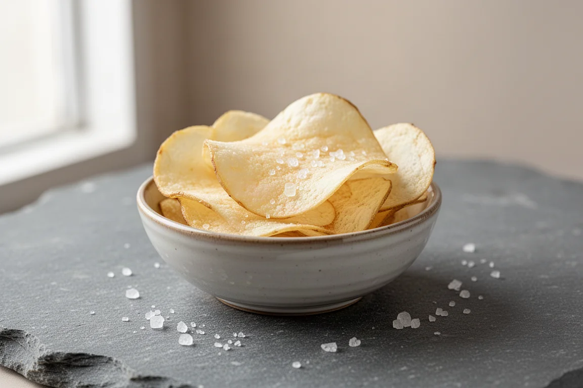 M&S Hand Cooked Lightly Sea Salted Crisps product image