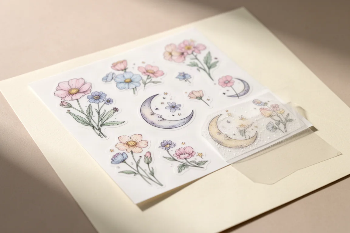 MU Print-On Colorful Transfer Stickers product image
