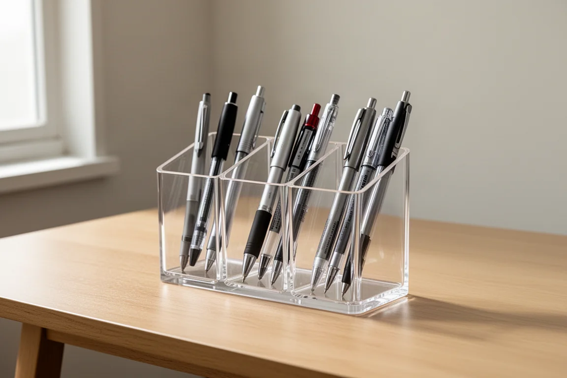 Nakabayashi 3 Compartment Clear Organizer product image