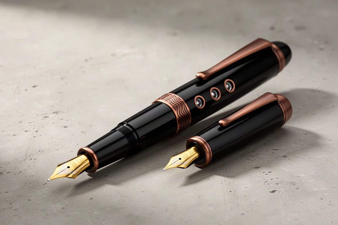 Recenzja Narwhal Nautilus Bronze Corrida: morski piston-fill z ebonitu – zdjęcie główne