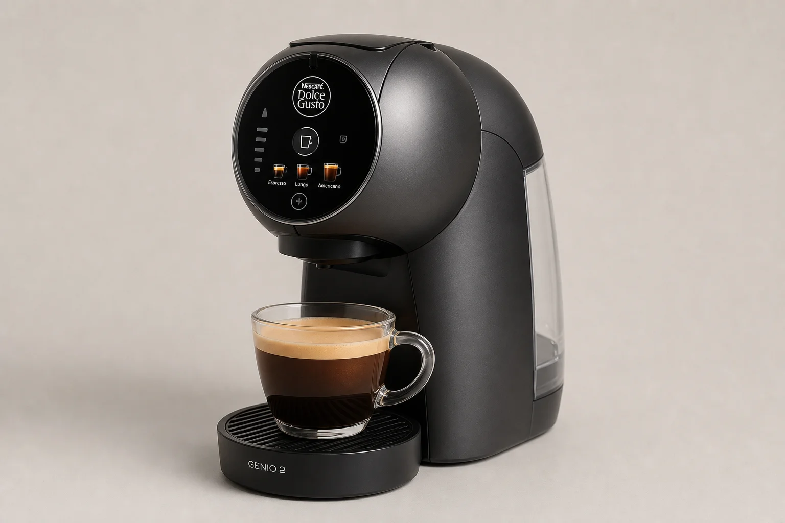 コンクリートの表面に並べられた5台のカプセル式コーヒーマシン