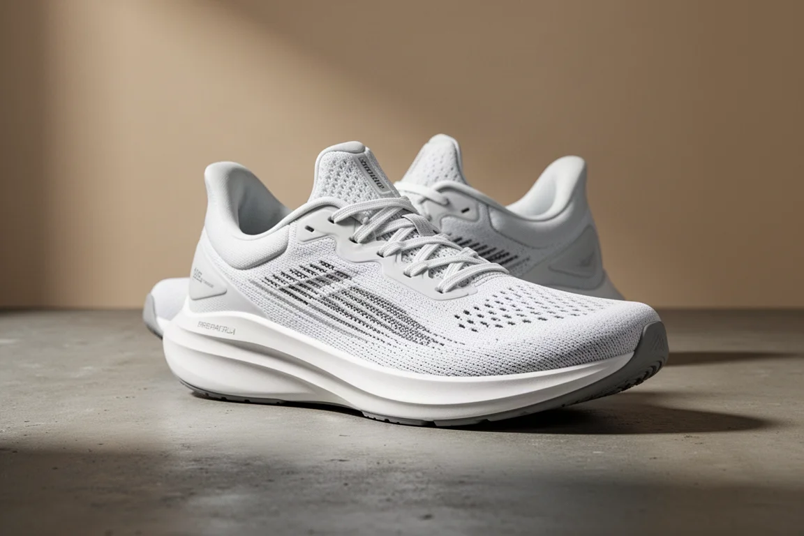 New Balance 880 v15 daily trainer with tall sculpted midsole on concrete
