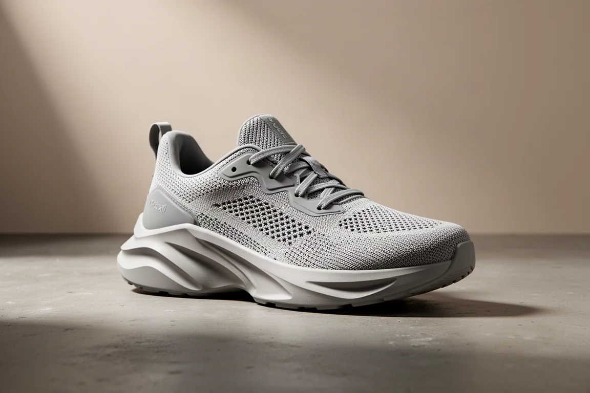 Scarpa da running New Balance Fresh Foam X More v6 su superficie in cemento