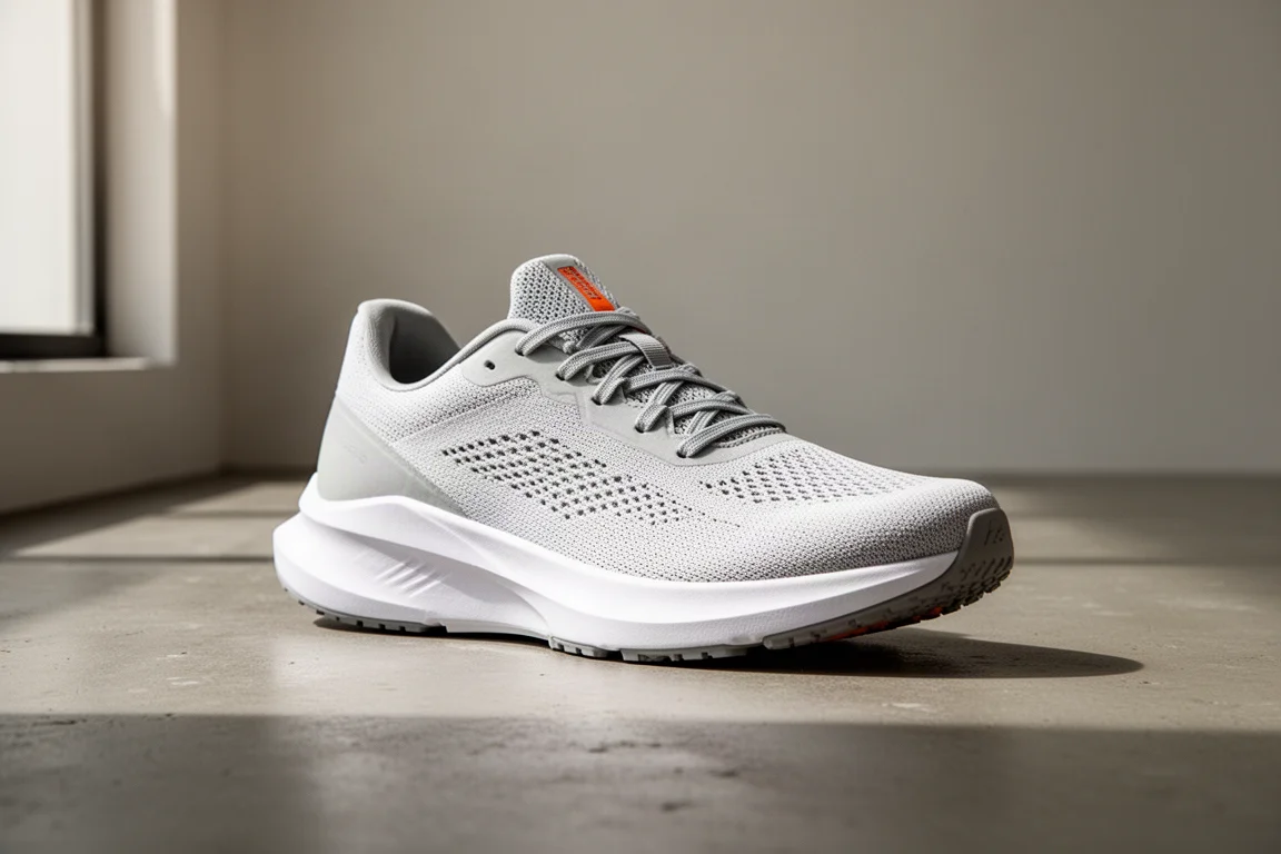 New Balance FuelCell Pacer V2 racing shoe at three-quarter angle on concrete