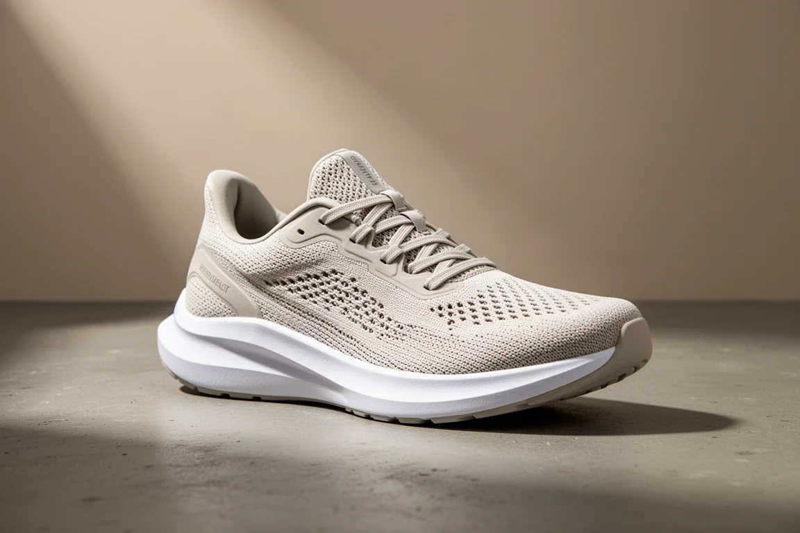 Biegowy but New Balance FuelCell Rebel 3 na betonowej powierzchni