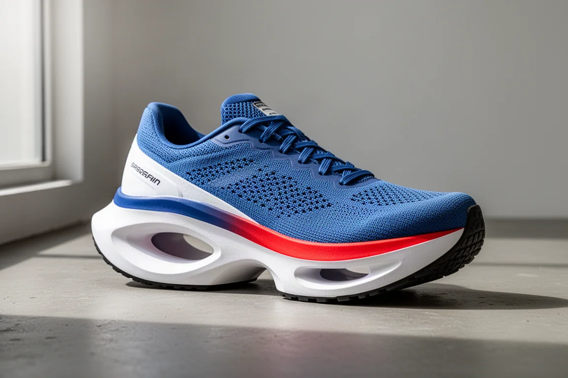 New Balance FuelCell SC Elite v3 racing shoe on a concrete surface