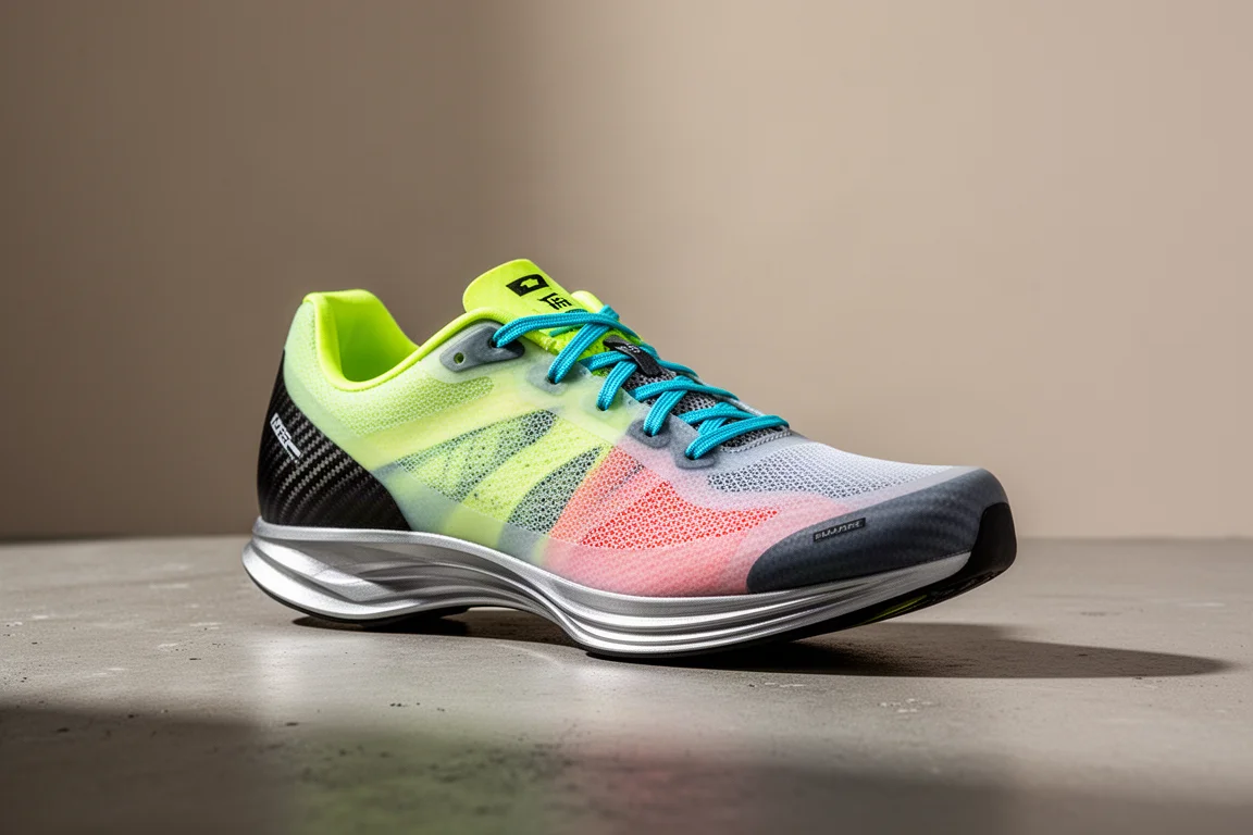 New Balance SC Elite V6 racing shoe on a matte concrete surface