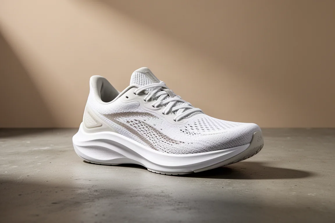 New Balance SuperComp Pacer racing shoe on a concrete surface