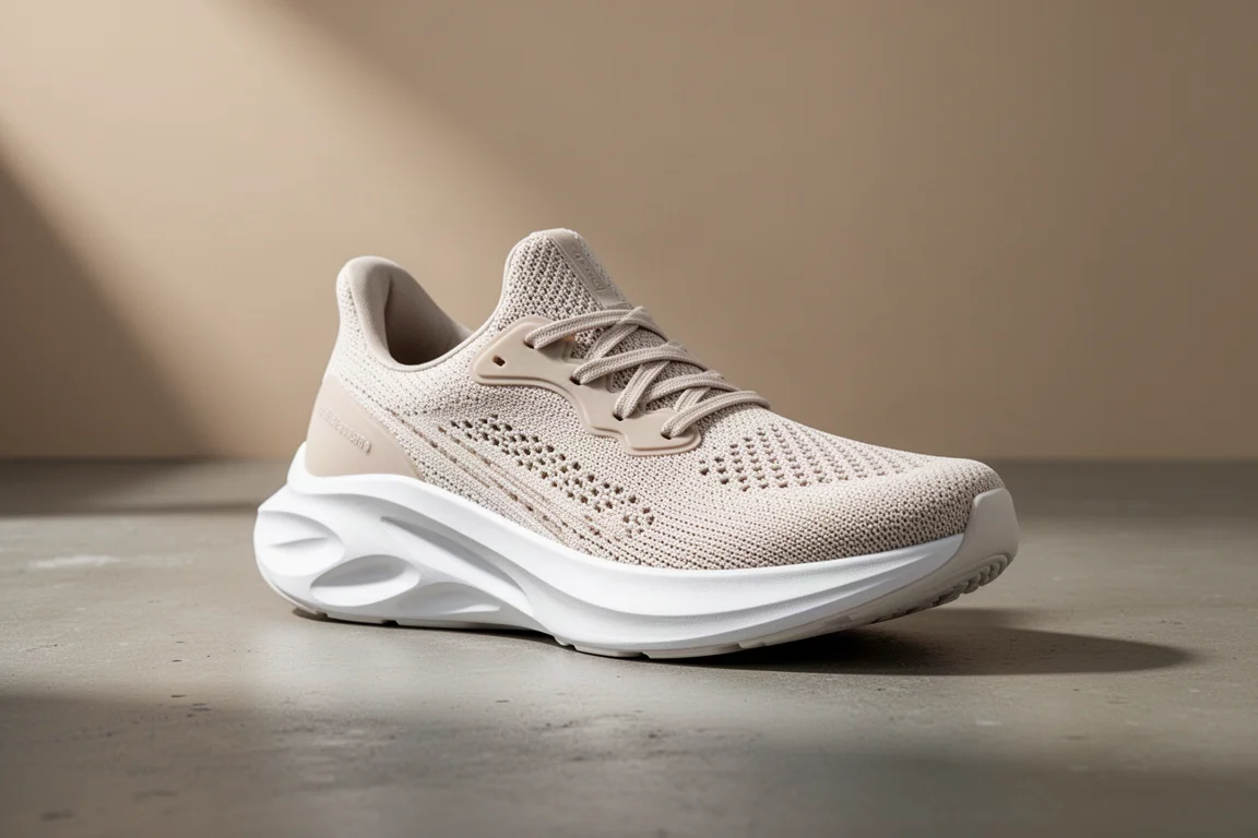 Scarpa da running New Balance SuperComp Rebel con often spesso interno bianco sul cemento