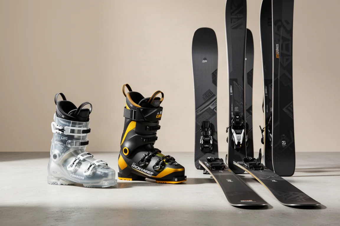 Höjdpunkter från säsongens nya skidutrustning: Pjäxor, skidor och debatten om dubbel-Boa omslagsbild
