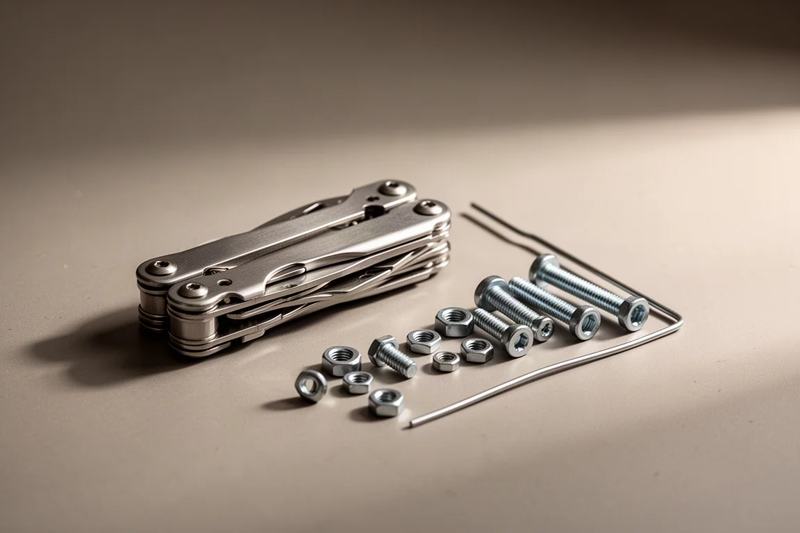 Hand-tightened standard 1/4-inch bit seated in a magnetic multi-tool driver