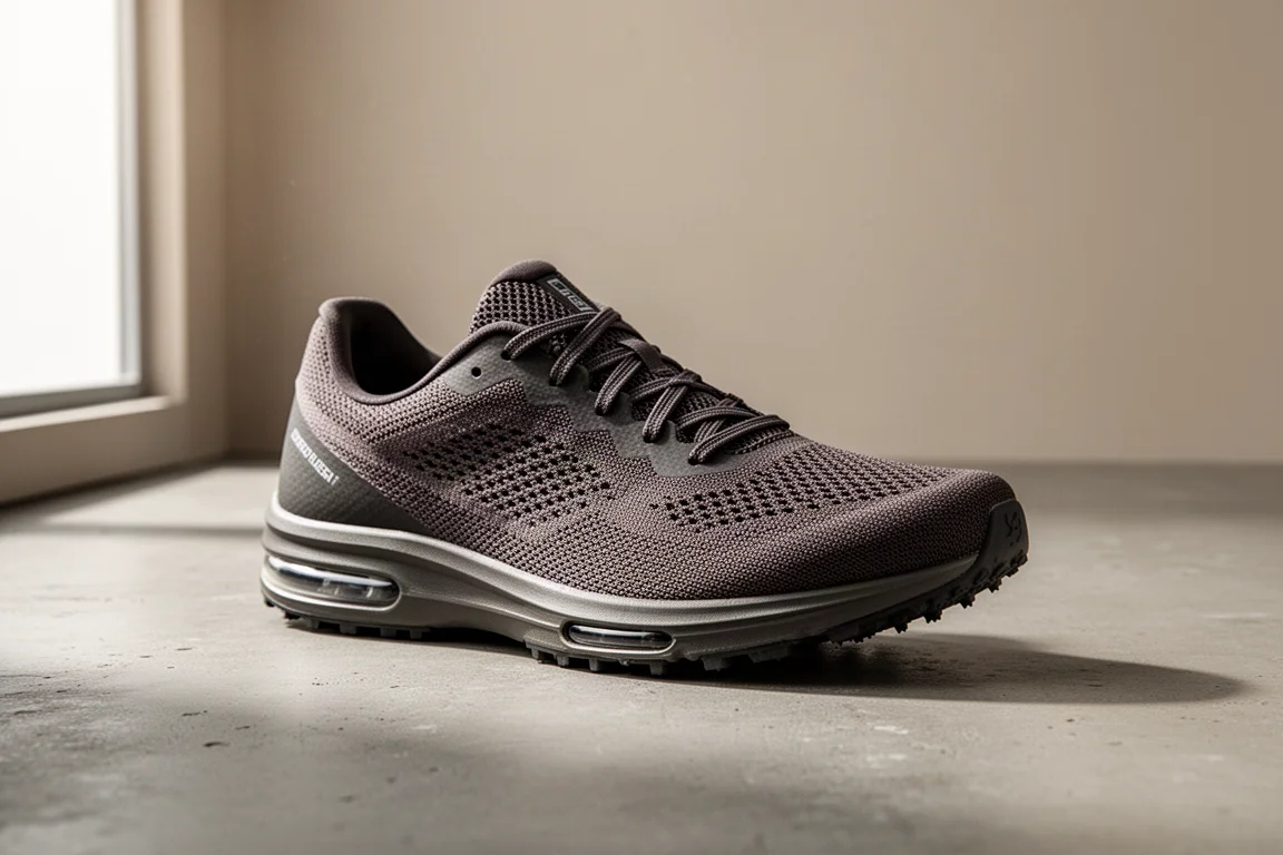 Nike Air Zoom Rival Fly 3 running shoe on a matte concrete surface