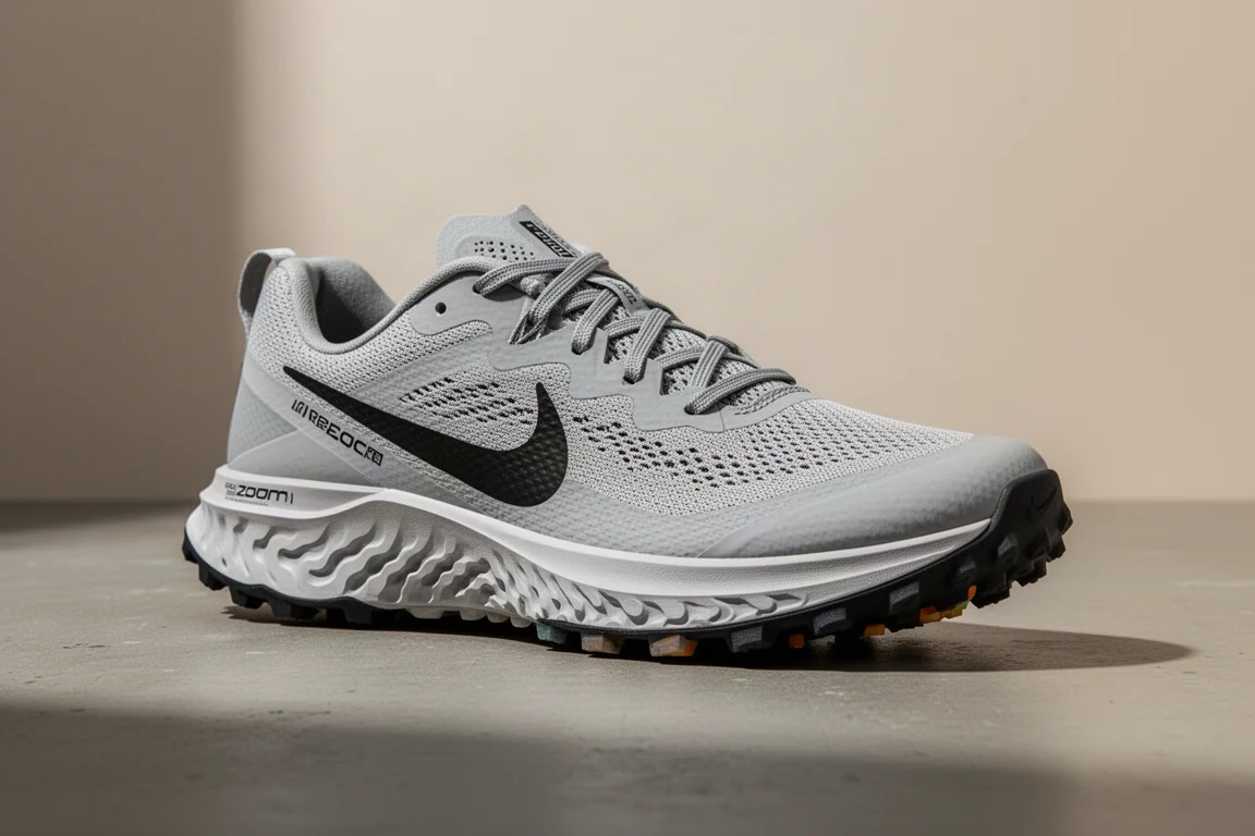Nike Air Zoom Terra Kiger 8 trail running shoe on a concrete surface