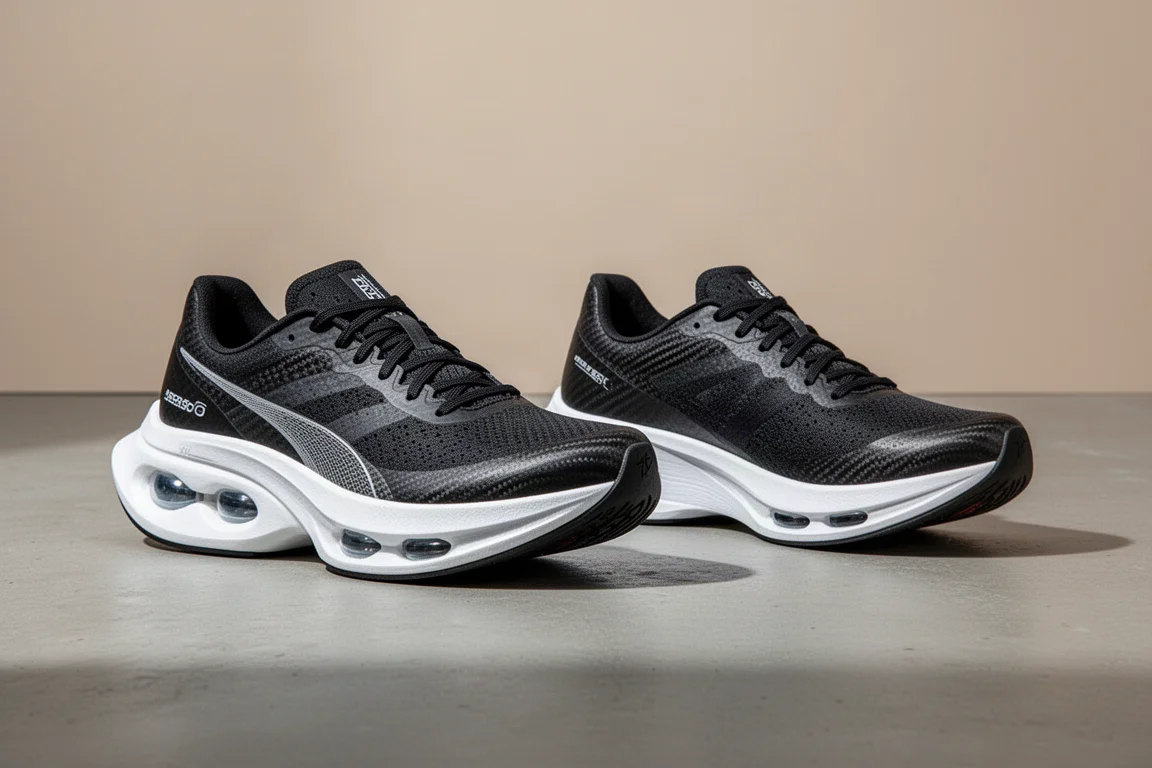 Nike Alphafly 2 與 Alphafly 1 競賽鞋並排放在水泥地上