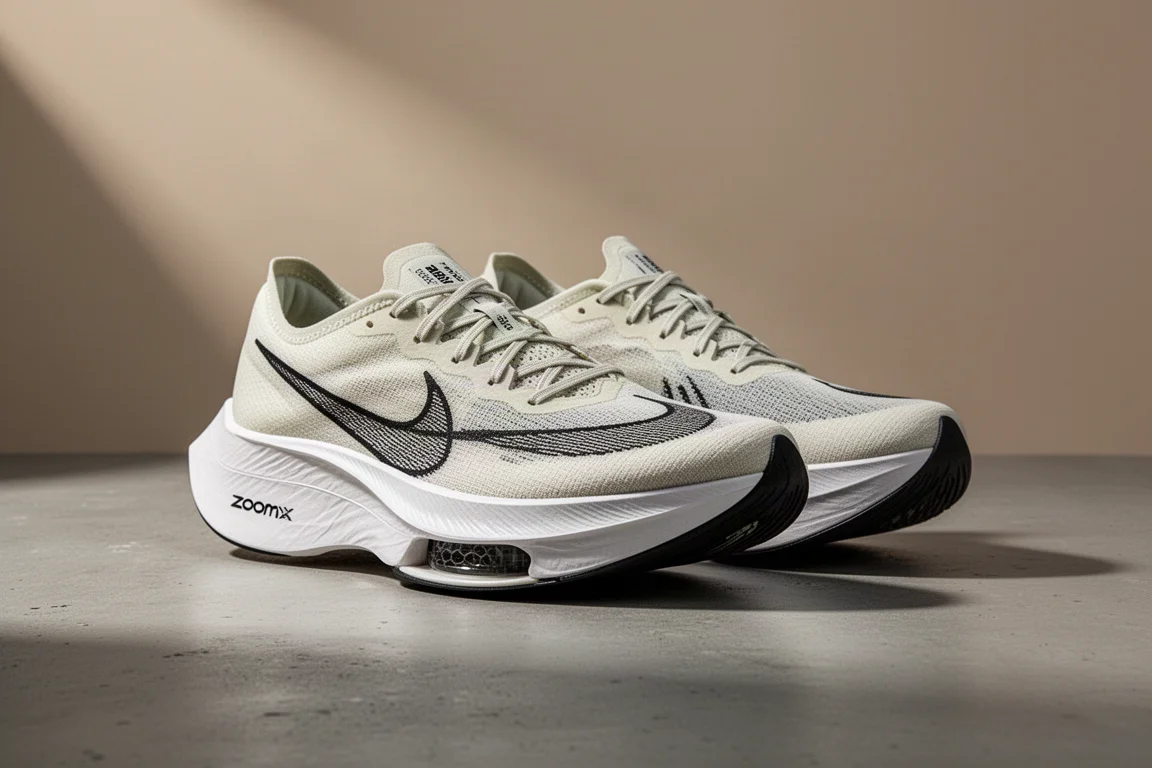 Scarpe da corsa su strada Nike Alphafly 3 su una superficie di cemento