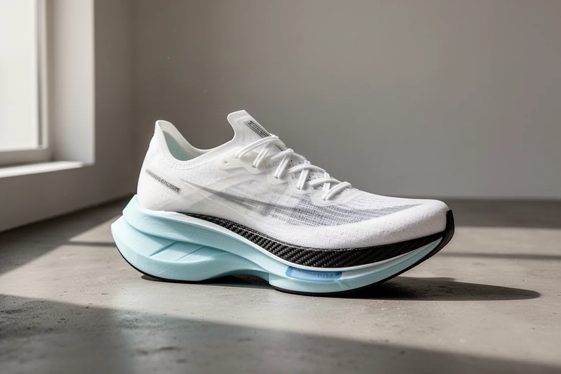 Nike AlphaFly Next% 2 racing shoe on a concrete surface