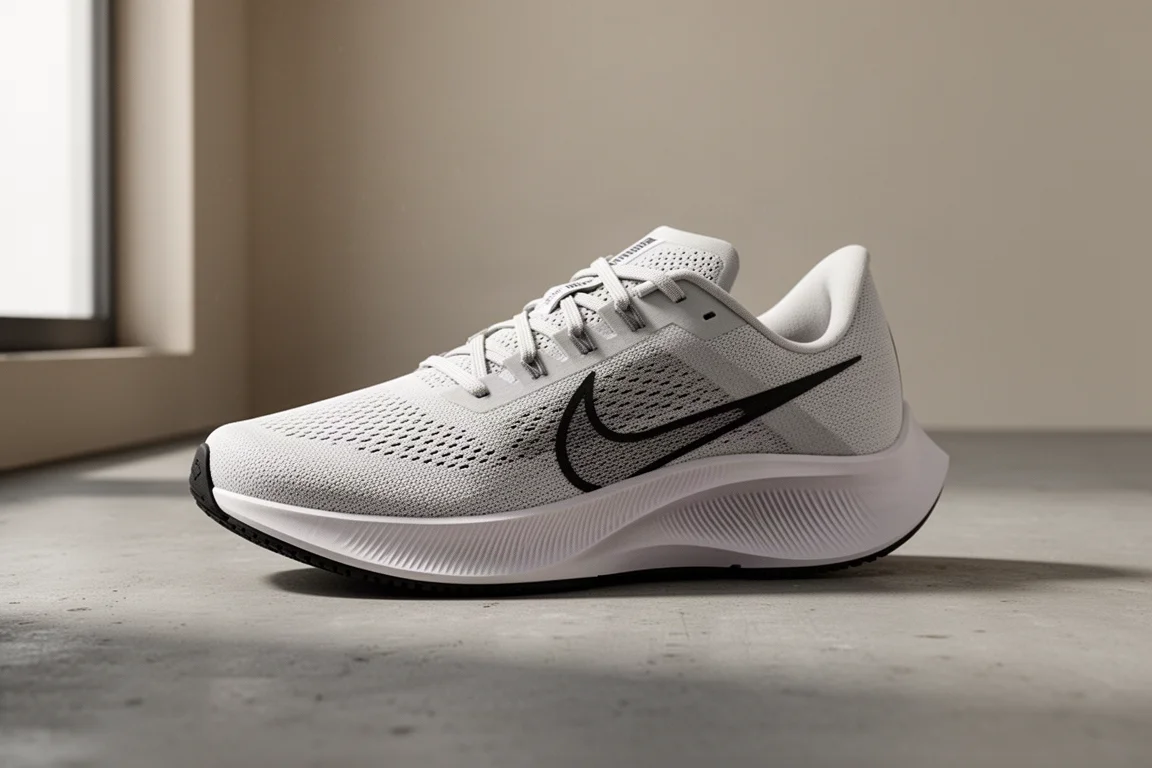 Nike Pegasus 39 running shoe shown in three-quarter view on concrete