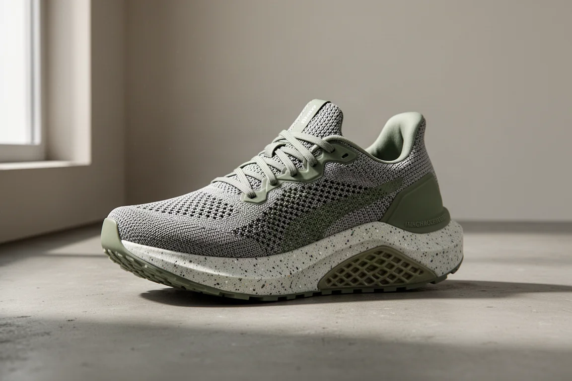 Nike Pegasus Turbo Next Nature 路跑鞋擺放在混凝土表面上