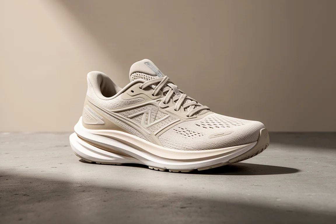Nike Street Fly 路跑鞋放在混凝土表面上