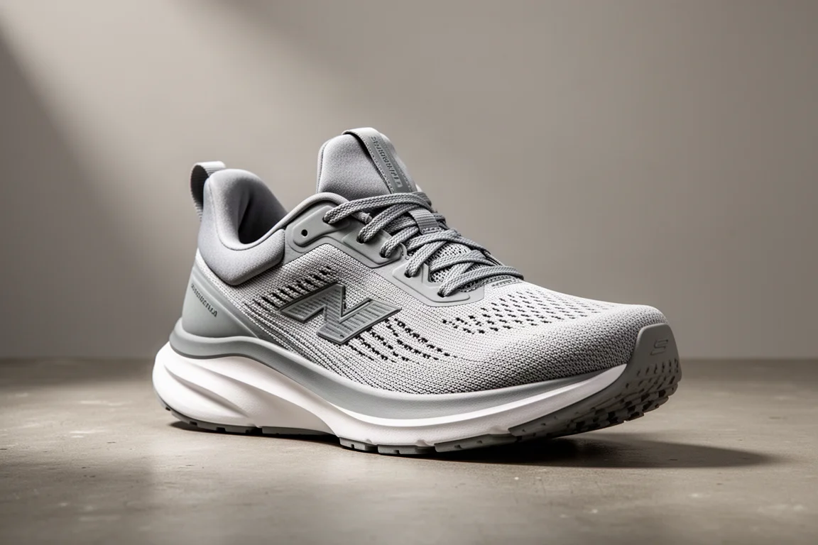 Nike Structure 26 stability running shoe in three-quarter view on a concrete surface
