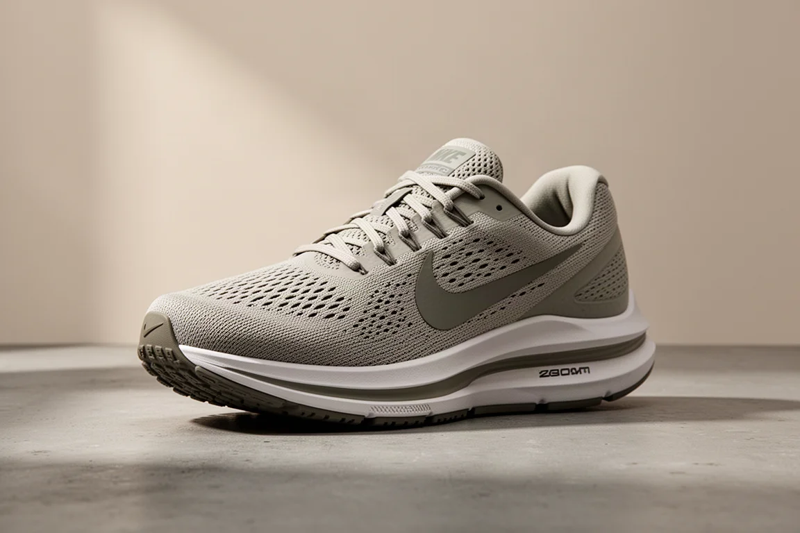 Nike Zoom Vomero 16 running shoe on a matte concrete surface