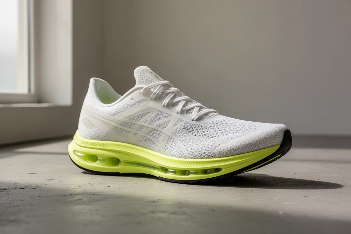Nike ZoomX Streakfly lightweight racing shoe on a matte concrete surface