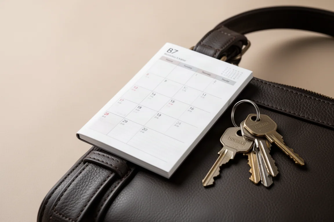 NOLTY B7 Slim Lights Monthly Planner product image