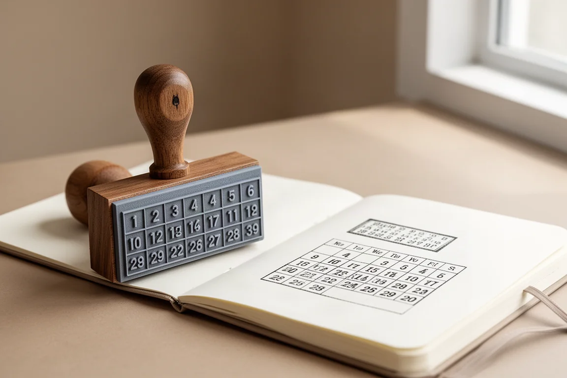Nombre Mizushima Calendar Stamp product image