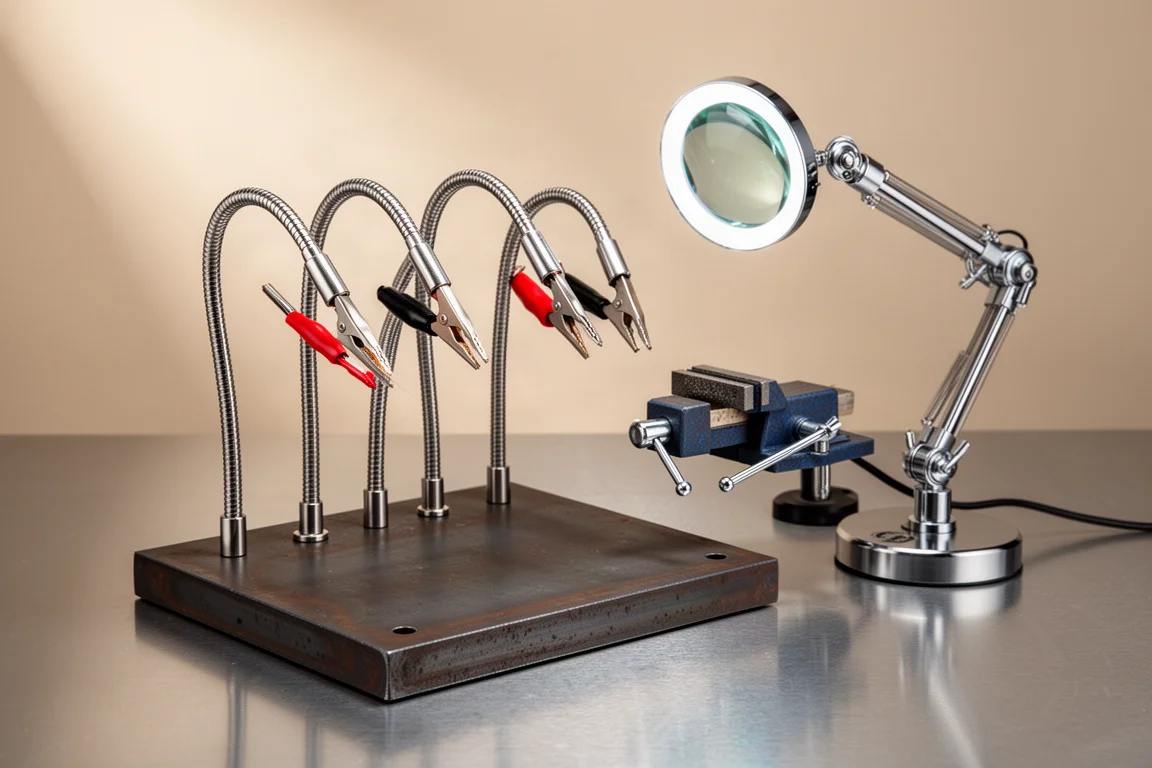 Novas Magnetic Helping Hand Soldering Station product image