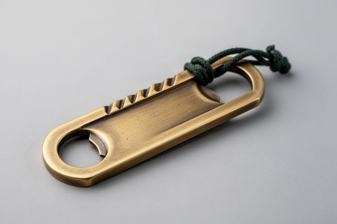 OED Brass Dual Bottle Opener product image
