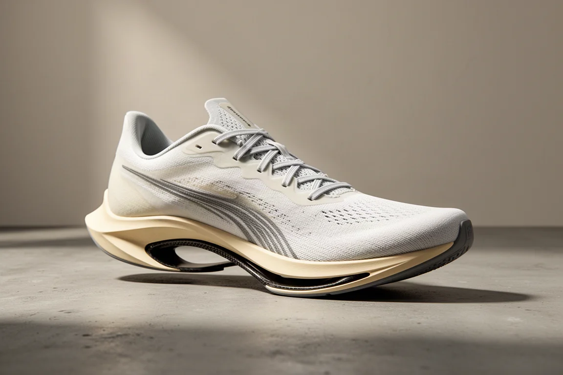 On Cloudboom Echo 3 racing shoe shown in three-quarter view on concrete