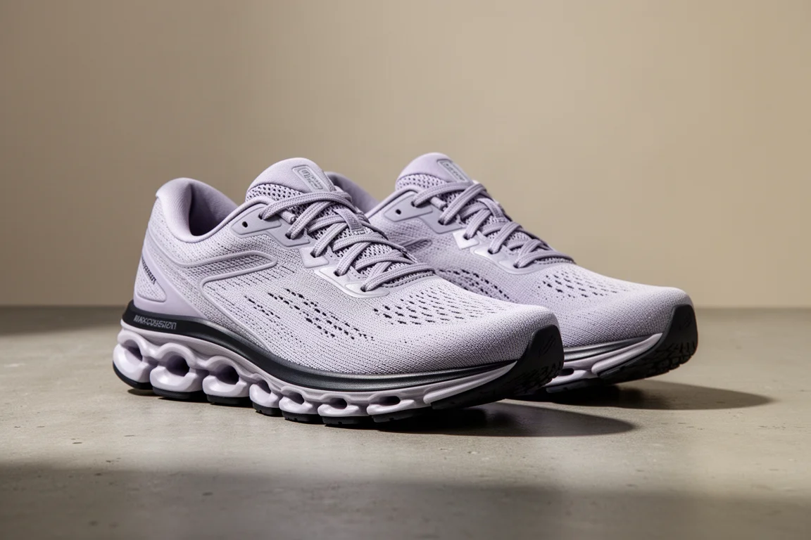 On Cloudmonster 3 Hyper LightSpray running shoes with seamless laceless upper on concrete