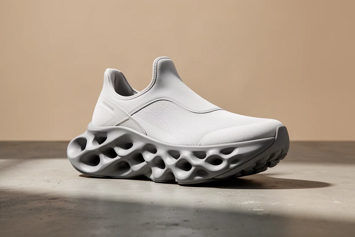 On Cloudmonster 3 Hyper LS high-stack running shoe on a concrete surface