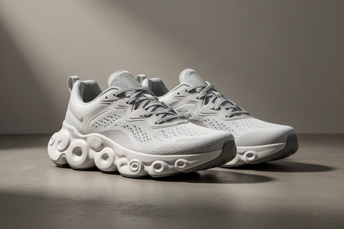 Scarpa da running On Cloudmonster Hyper su una superficie in cemento