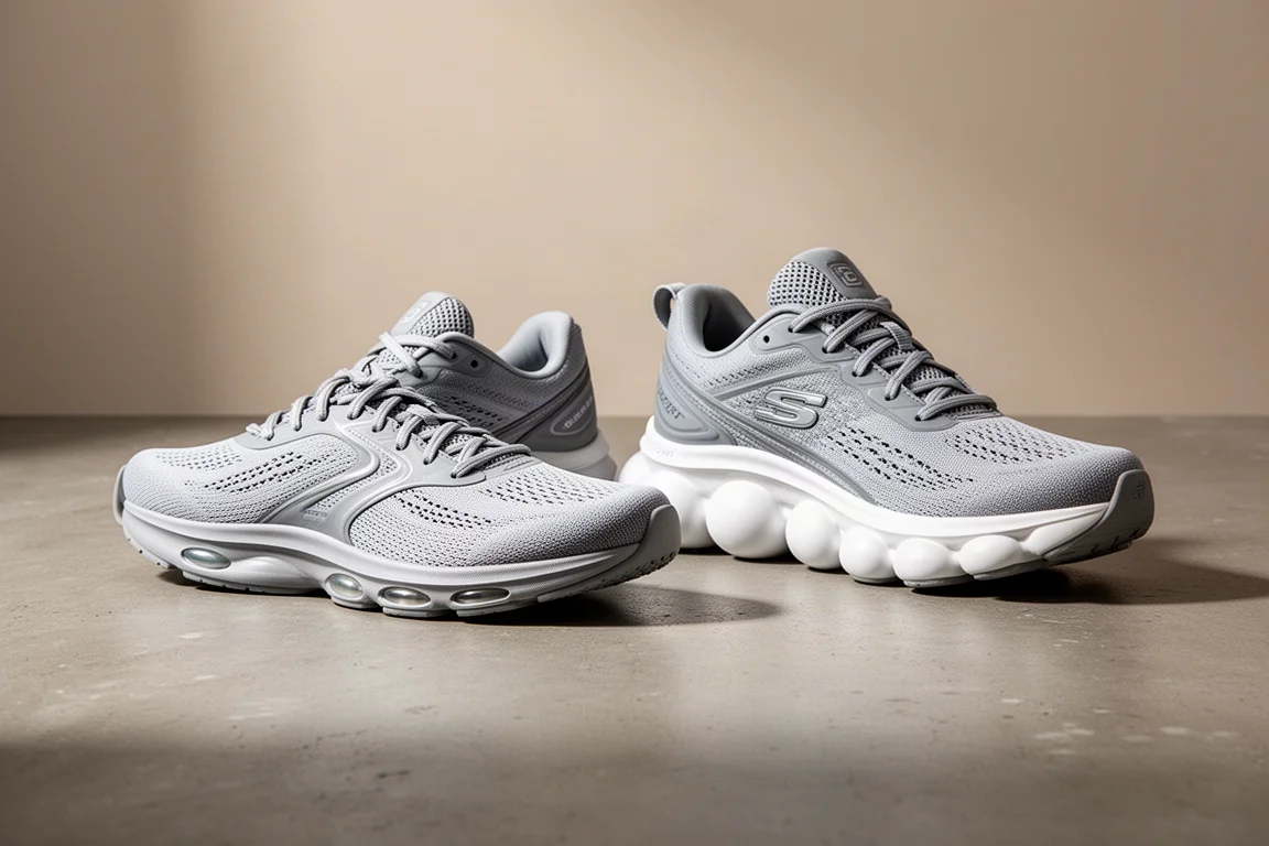 On Cloudsurfer 2 and Cloudmonster 2 running shoes side by side on concrete