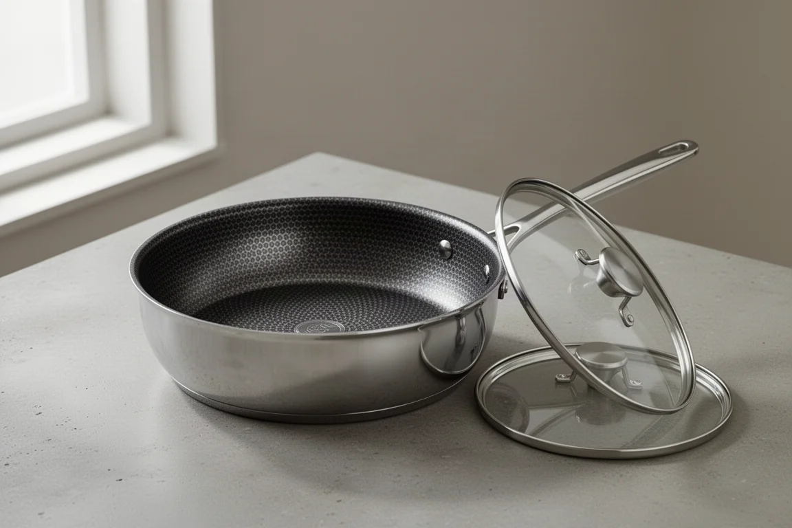 Recensione Our Place Titanium Always Pan Pro: una padella antiaderente senza sostanze chimiche che promette di durare tutta la vita immagine di copertina