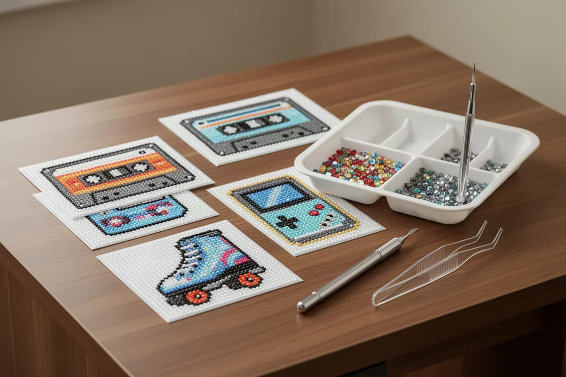 Paint Gems Retro Edition Diamond Painting Kit product image
