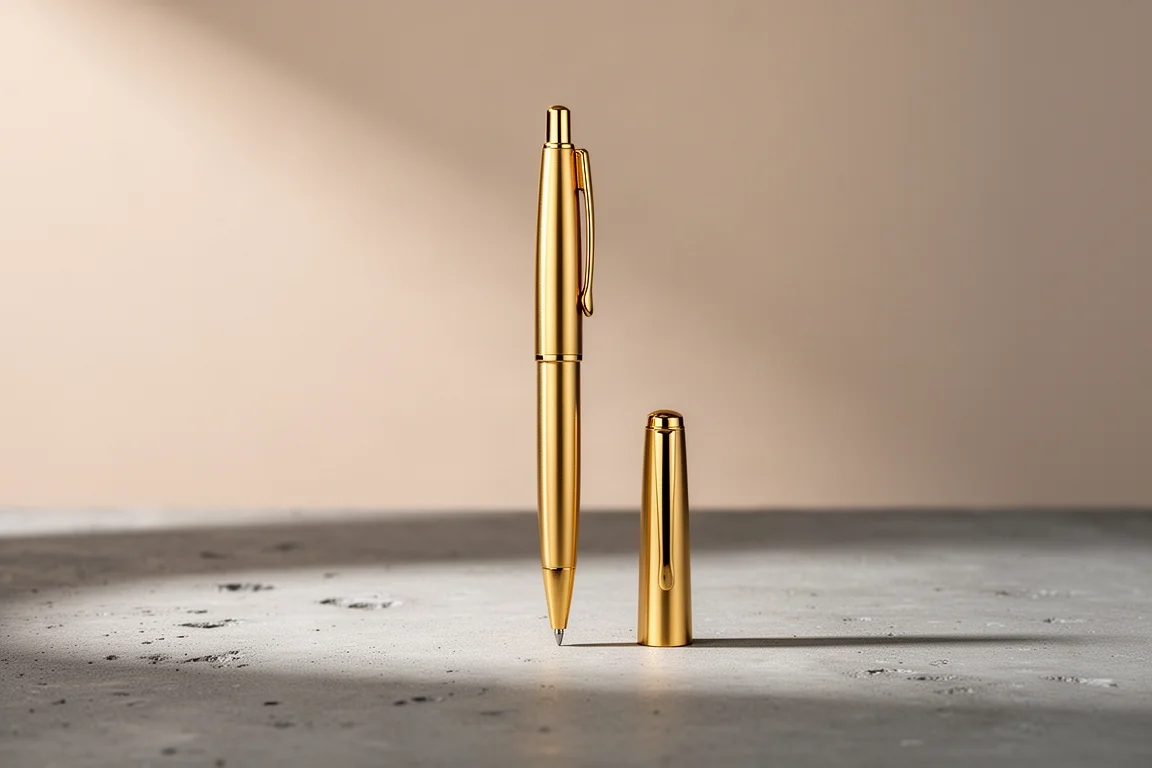 Penco Compact Brass Ballpoint Pen product image