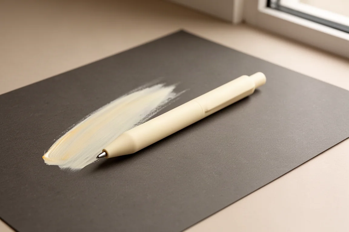 Pentel Hybrid Matte Hop Ivory White product image