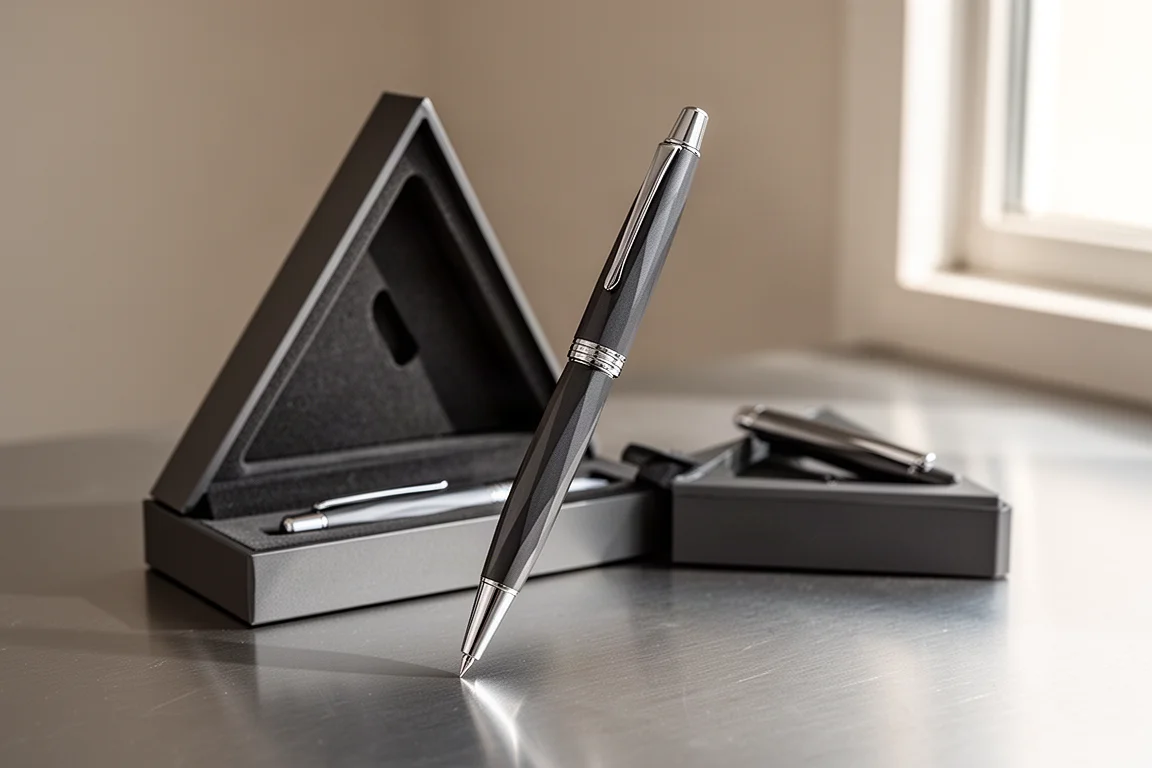 Recensione della stilografica Pininfarina PF1: un design triangolare con un trucco geniale immagine di copertina