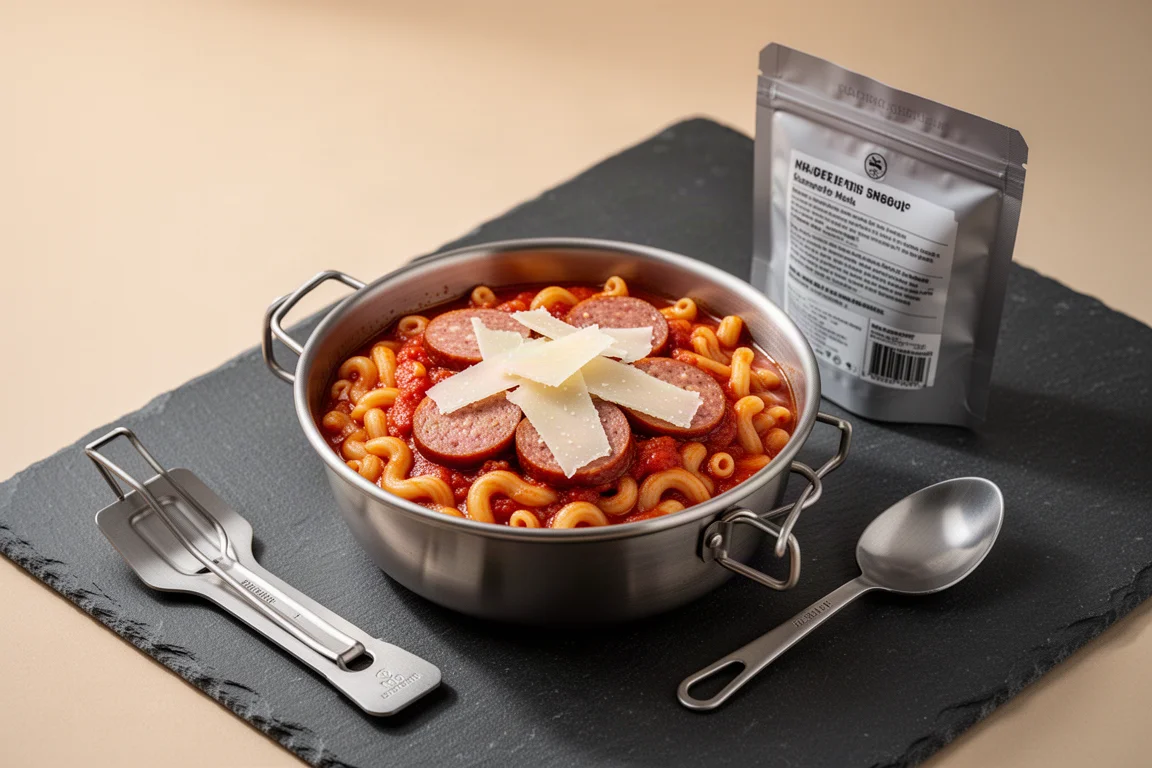 Pinnacle Foods Italian Sausage and Zesty Tomato Sauce with Feral Pasta and Parmesan product image