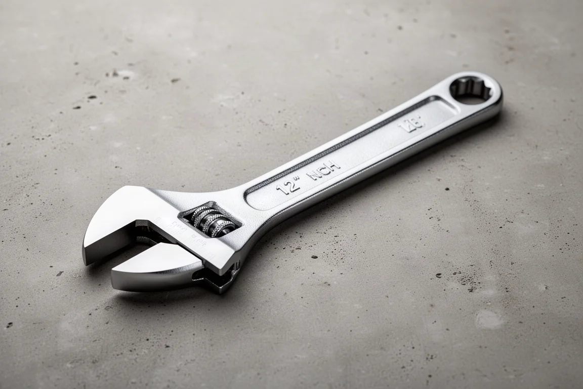 Pittsburgh 12-in Steel Adjustable Wrench product image