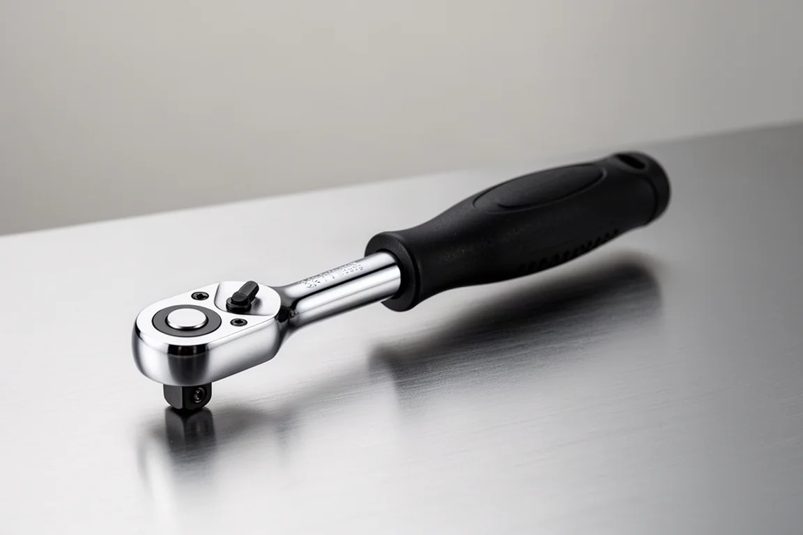 Pittsburgh 3/8-Inch Quick-Release Swivel Head Ratchet product image
