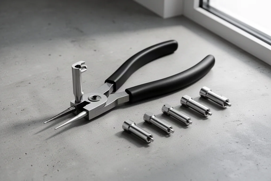 Pittsburgh 63845 Interchangeable Head Snap Ring Pliers product image