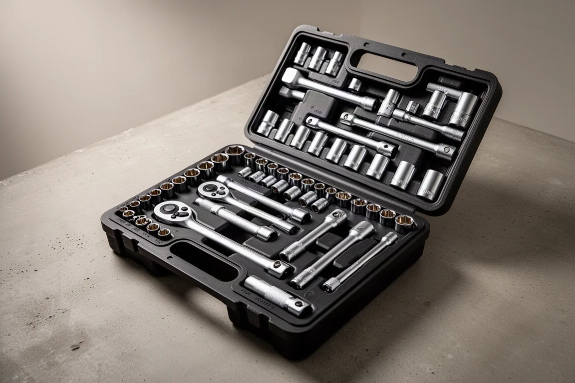 Pittsburgh 64-Piece SAE and Metric Socket Set product image