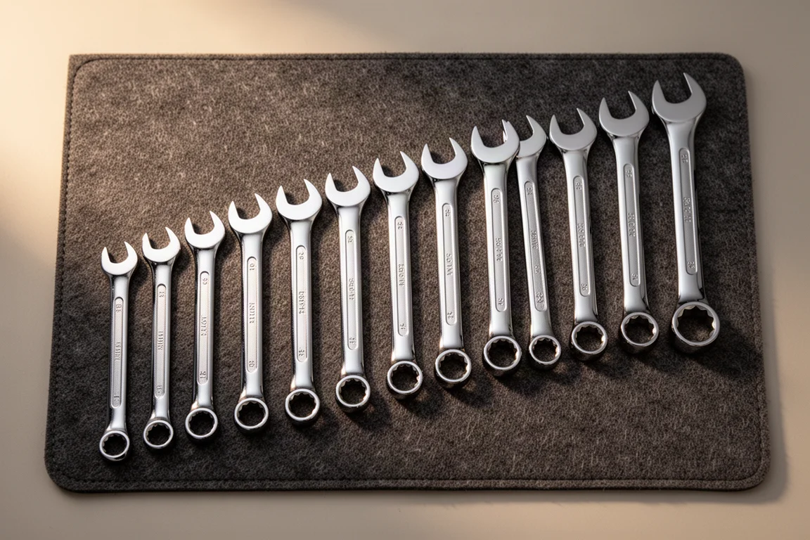 Pittsburgh VGroove Combination Wrench Set, 14 Piece product image