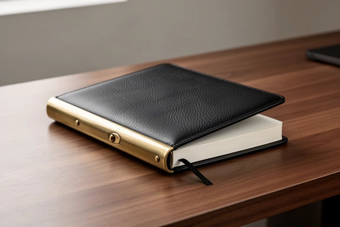 Plotter Mini Leather Binder Notebook product image