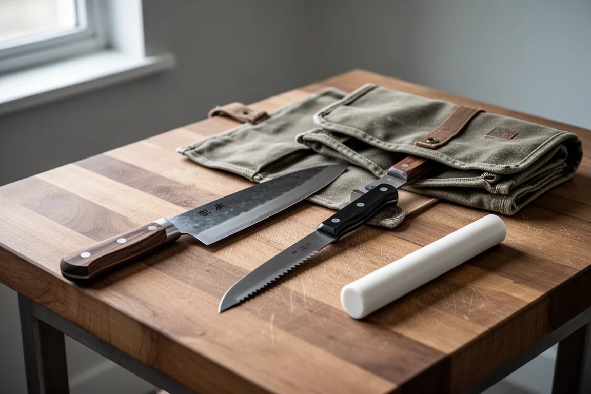 Cómo armar un kit de cuchillos de cocina profesional: el gyuto y un cuchillo de pan económico que vale la pena tener imagen de portada
